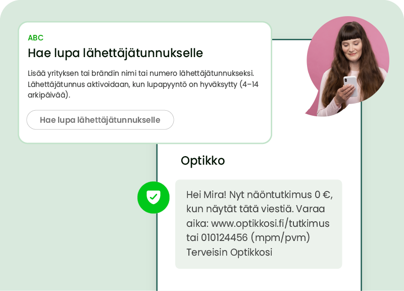 SMS Sender ID -luvitus.
